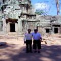 Jean Pierre LAPOUGE  &  René NAWA Bordeau Franch - to and from Bangkok to Siem Reap - Jan 8 to Jan 11 2012